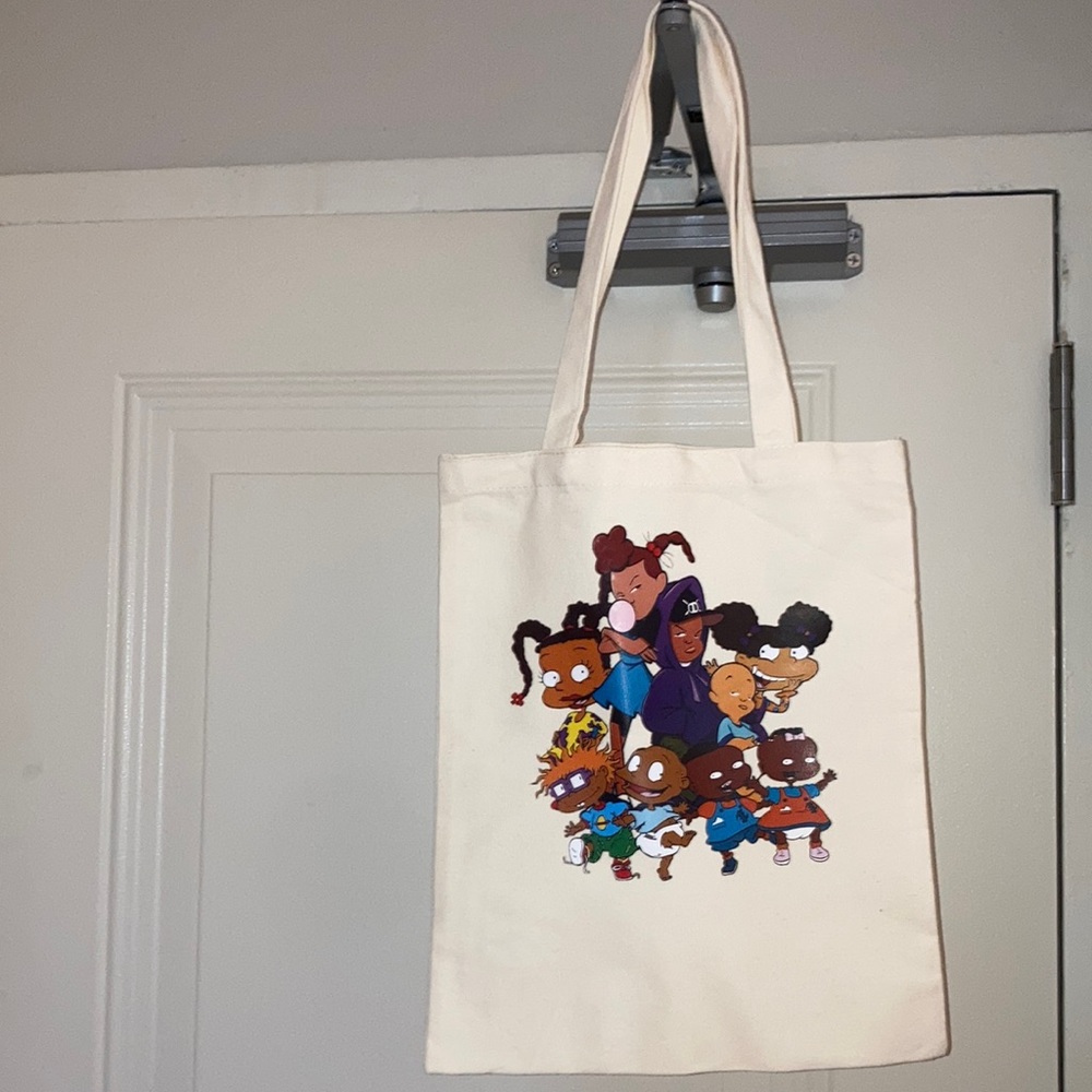 Custom made cartoon tote bag 😍host-pick!